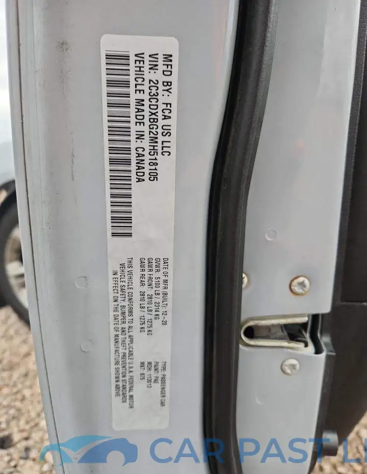 2C3CDXBG2MH518105# 13
