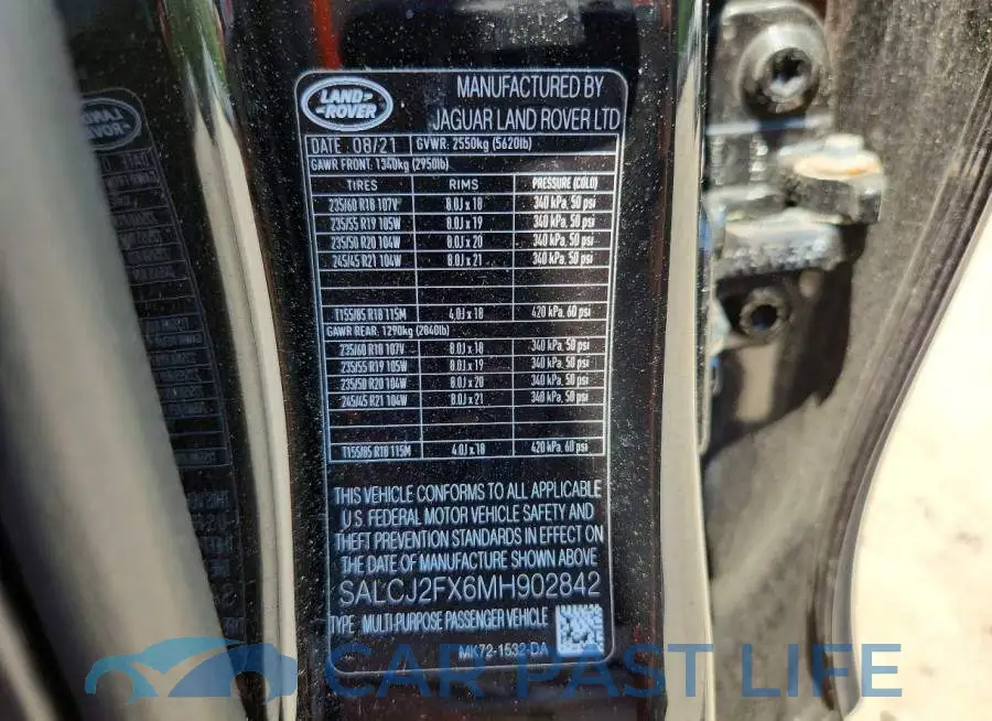 SALCJ2FX6MH902842# 13