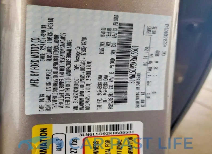 3LN6L5D92KR605501# 13