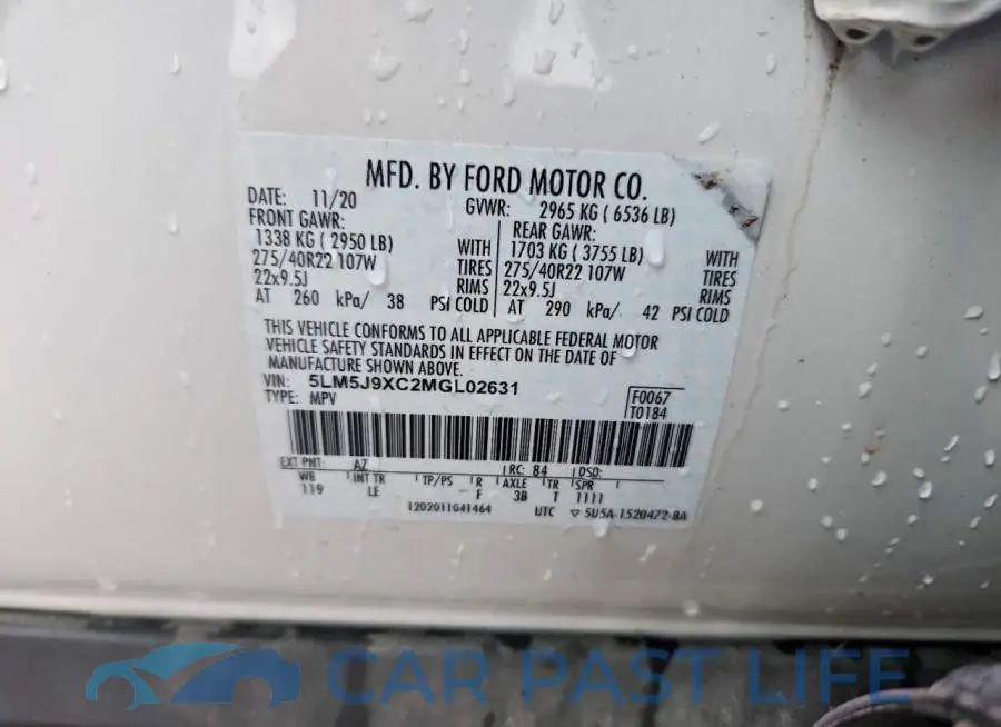 5LM5J9XC2MGL02631# 13