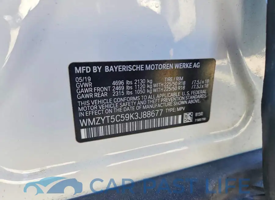 WMZYT5C59K3J88677# 12