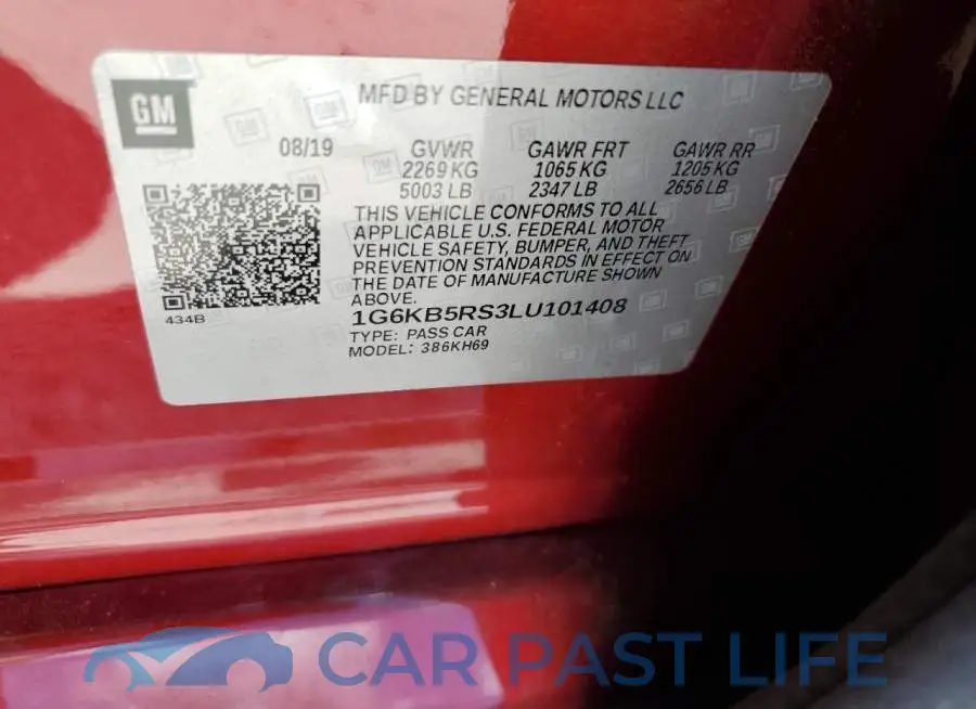 1G6KB5RS3LU101408# 12