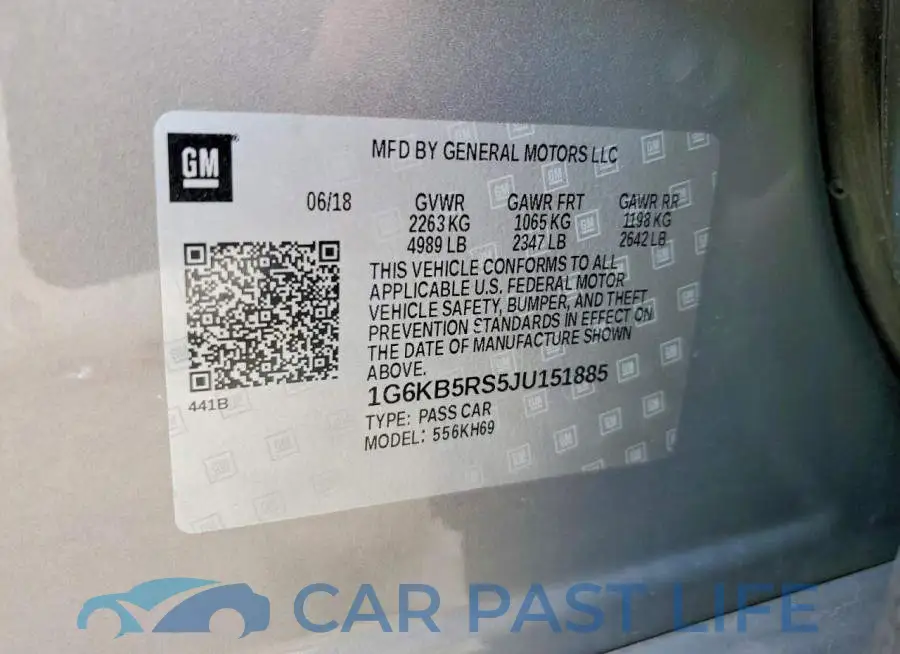 1G6KB5RS5JU151885# 12