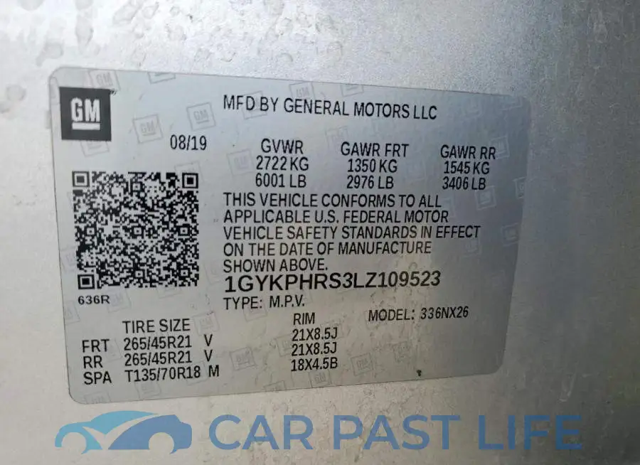 1GYKPHRS3LZ109523# 13