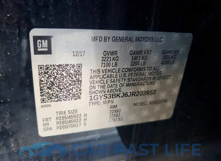 1GYS3BKJ6JR203953# 14
