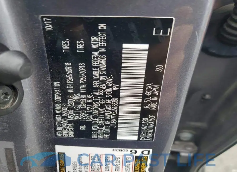JTJBM7FX5J5188381# 13