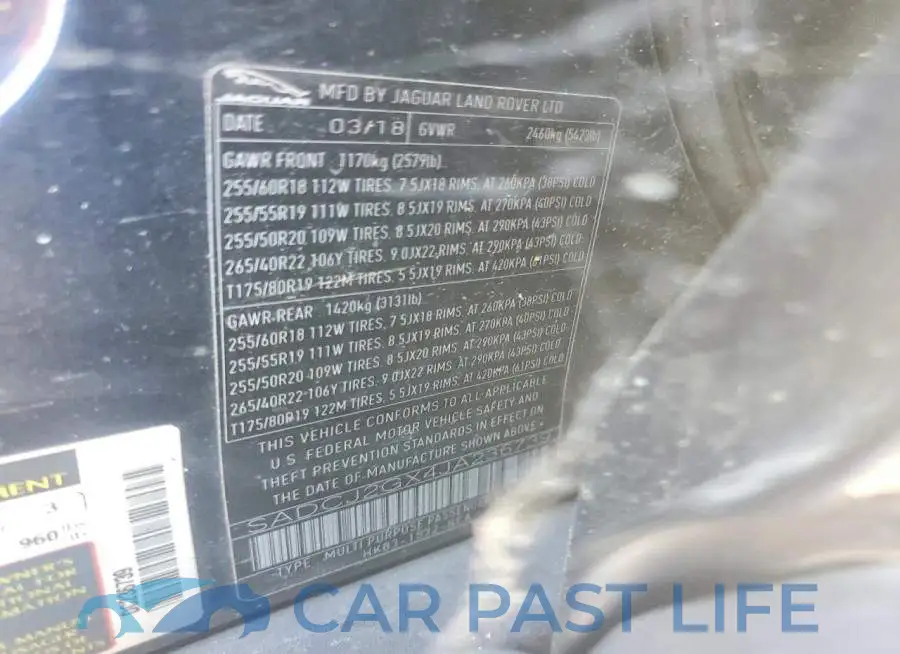 SADCJ2GX4JA236739# 13