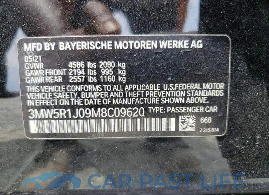 3MW5R1J09M8C09620# 12
