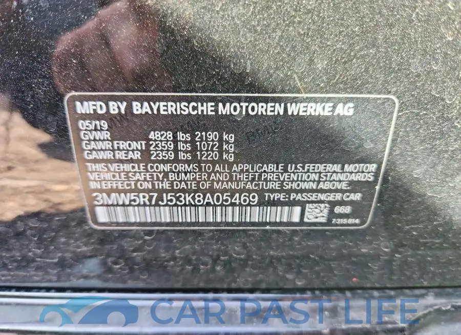 3MW5R7J53K8A05469# 12