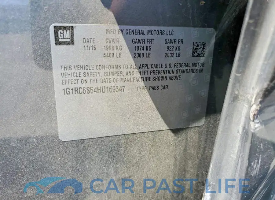 1G1RC6S54HU169347# 12