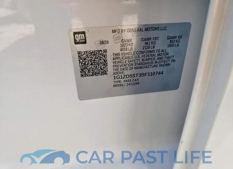 1G1ZD5ST3SF110744# 13