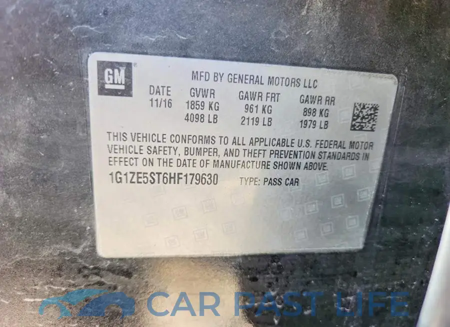 1G1ZE5ST6HF179630# 12