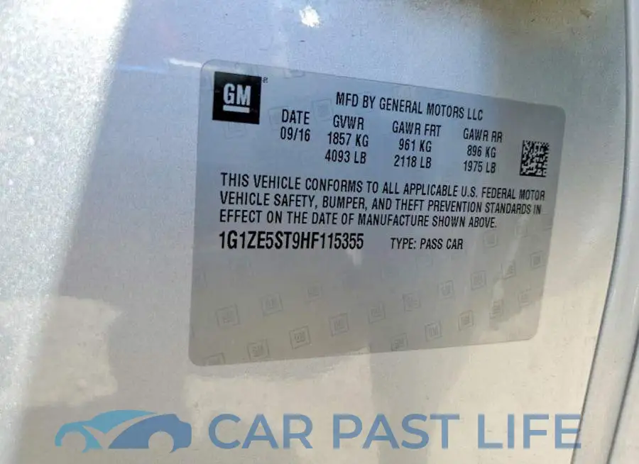 1G1ZE5ST9HF115355# 12