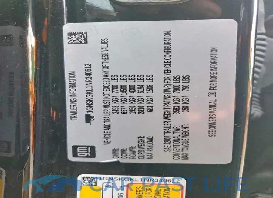 1GNSKGKL1NR340612# 13