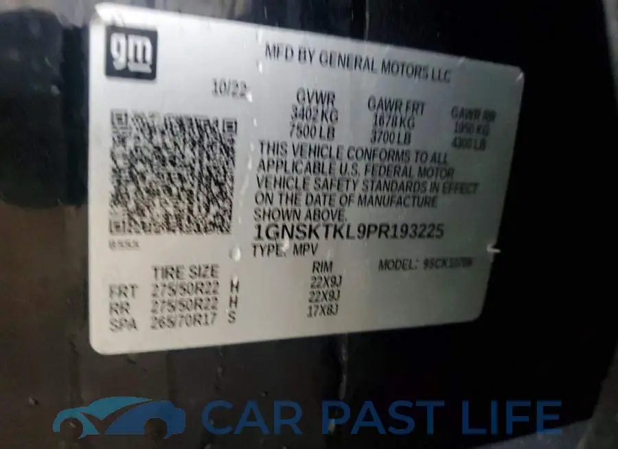 1GNSKTKL9PR193225# 14