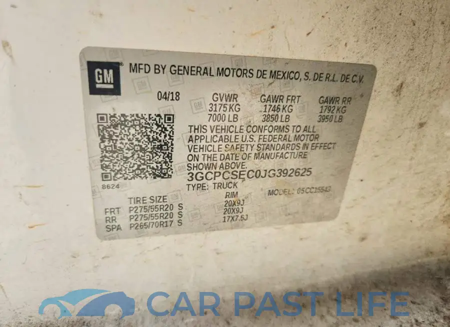 3GCPCSEC0JG392625# 12