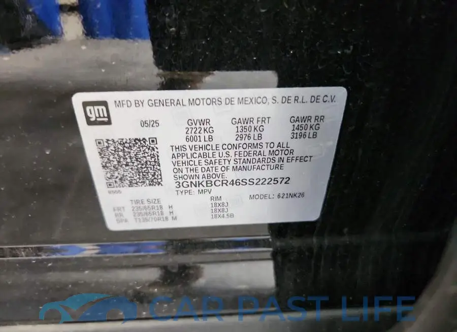 3GNKBCR46SS222572# 14