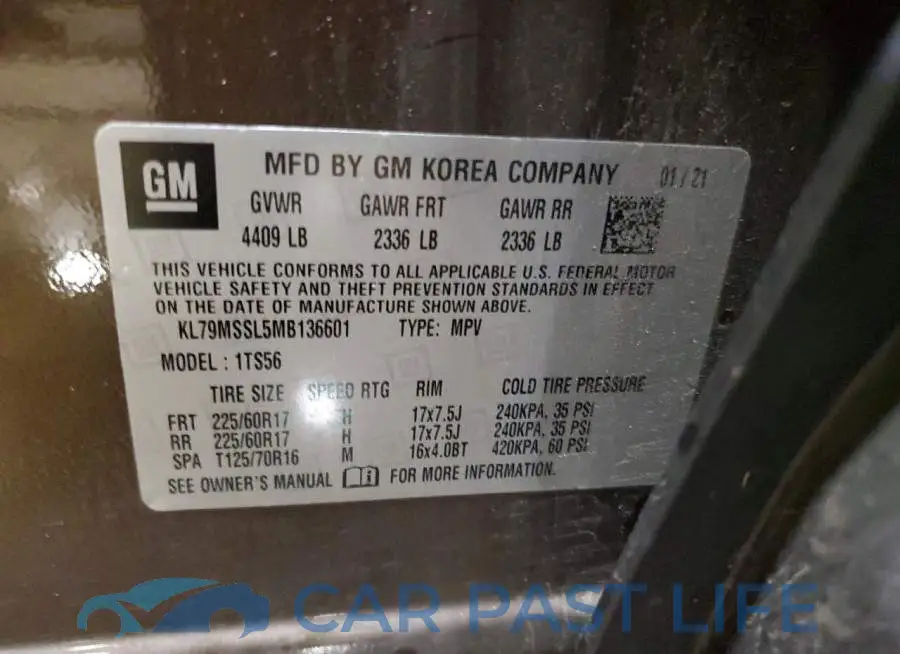 KL79MSSL5MB136601# 13