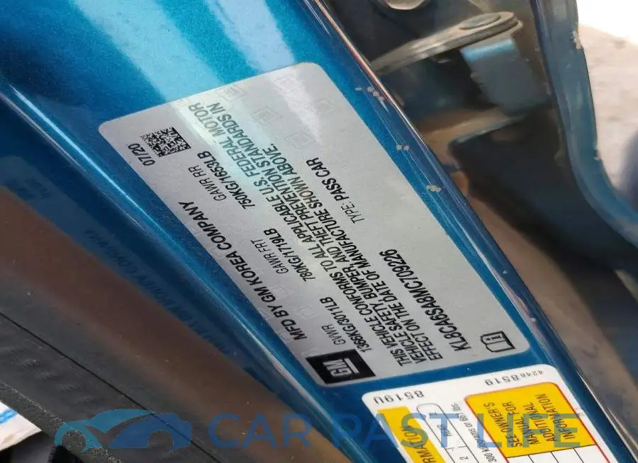 KL8CA6SA8MC709226# 12