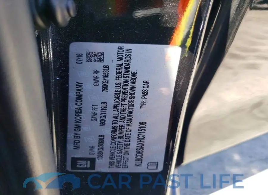 KL8CD6SAXHC715106# 12