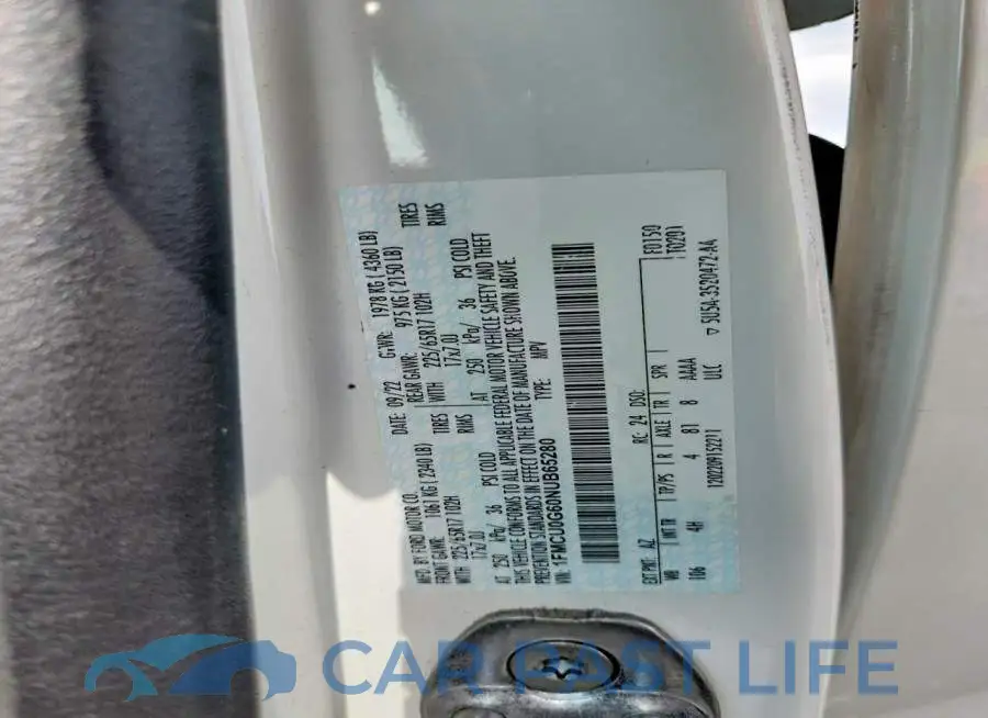 1FMCU0G60NUB65280# 13