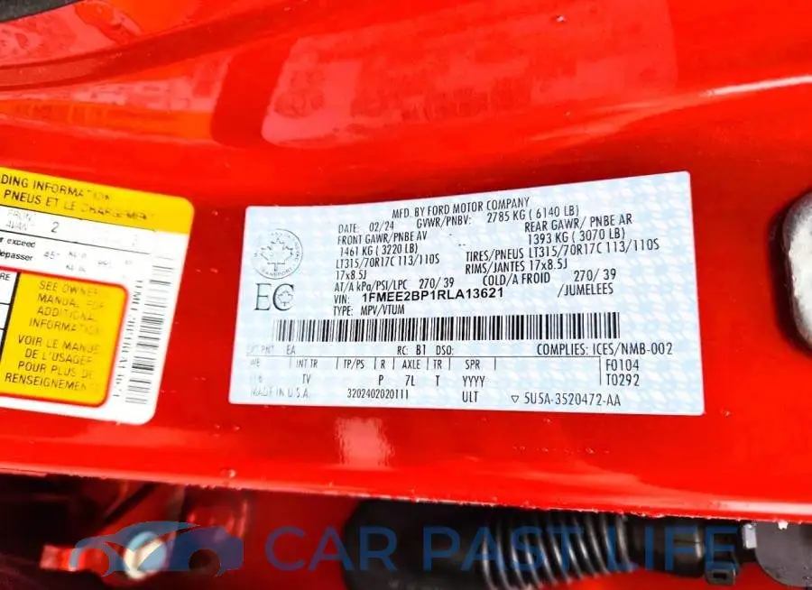 1FMEE2BP1RLA13621# 13