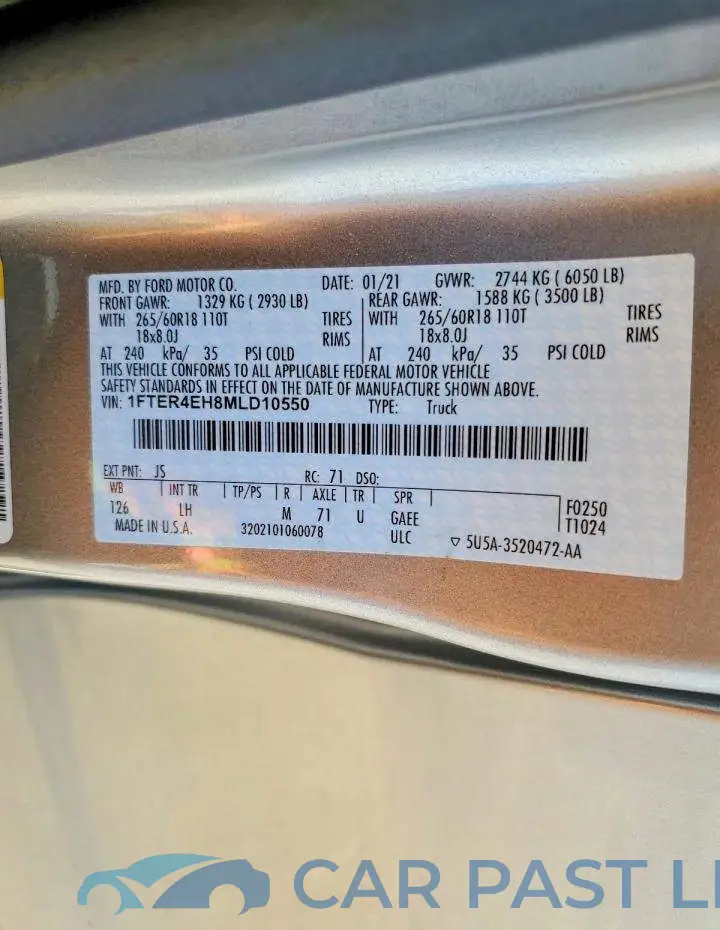 1FTER4EH8MLD10550# 13