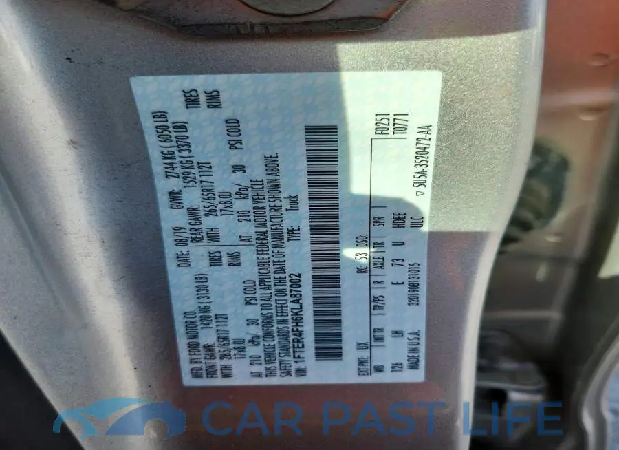 1FTER4FH6KLA87002# 13