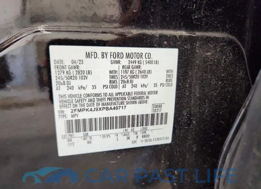 2FMPK4J9XPBA40717# 14