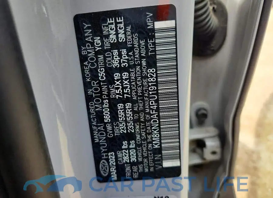 KM8KNDAF4PU191828# 13