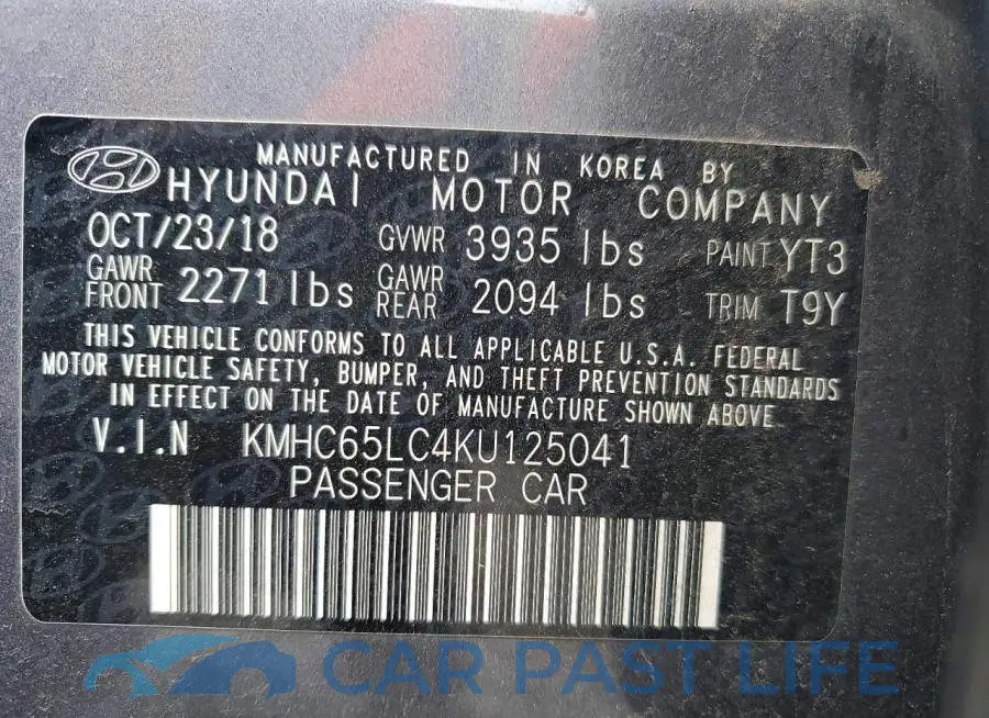KMHC65LC4KU125041# 12