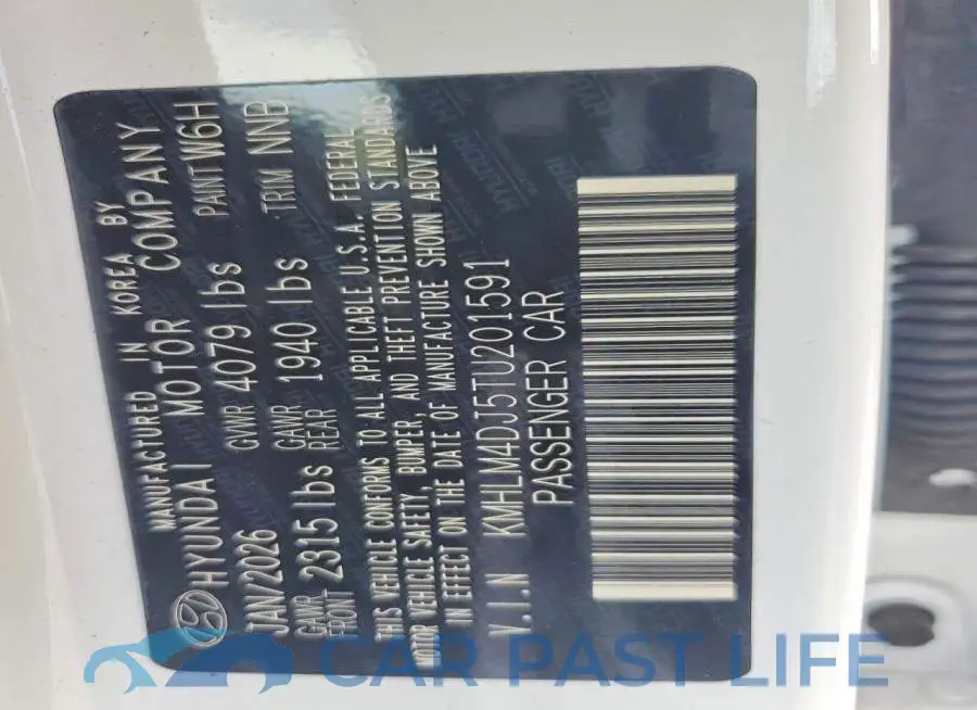 KMHLM4DJ5TU201591# 12
