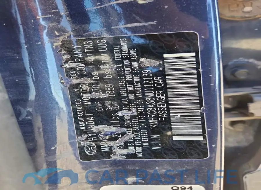 KMHRC8A38MU112139# 12