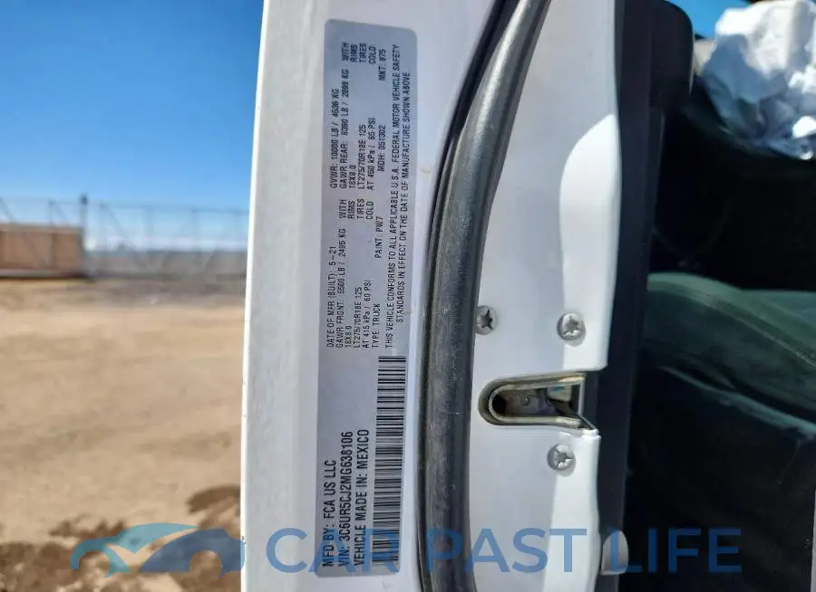 3C6UR5CJ2MG638106# 12