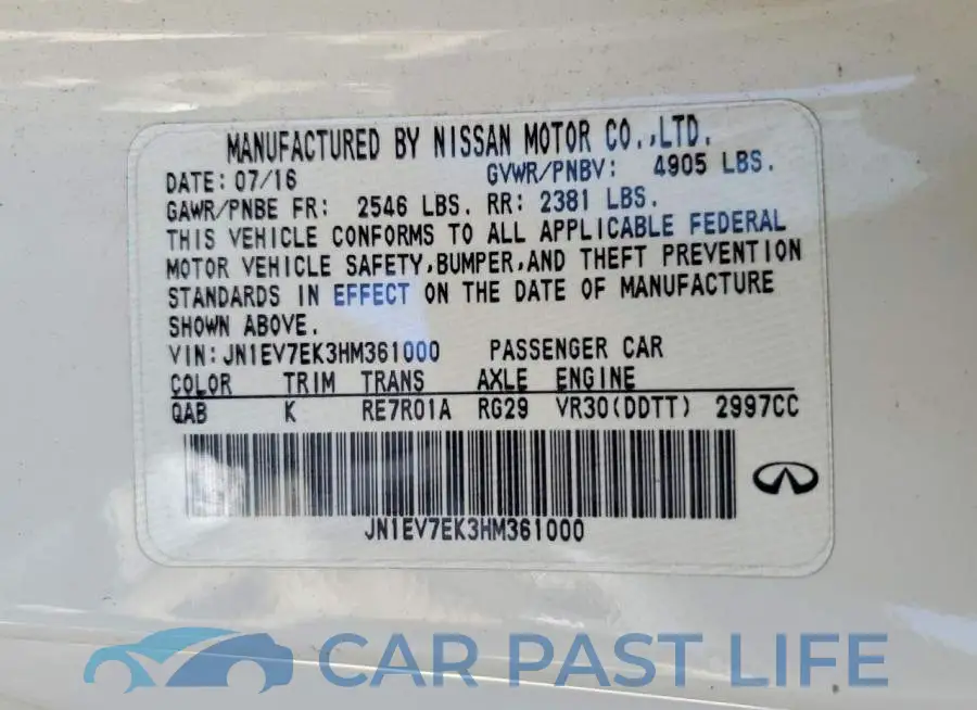 JN1EV7EK3HM361000# 12