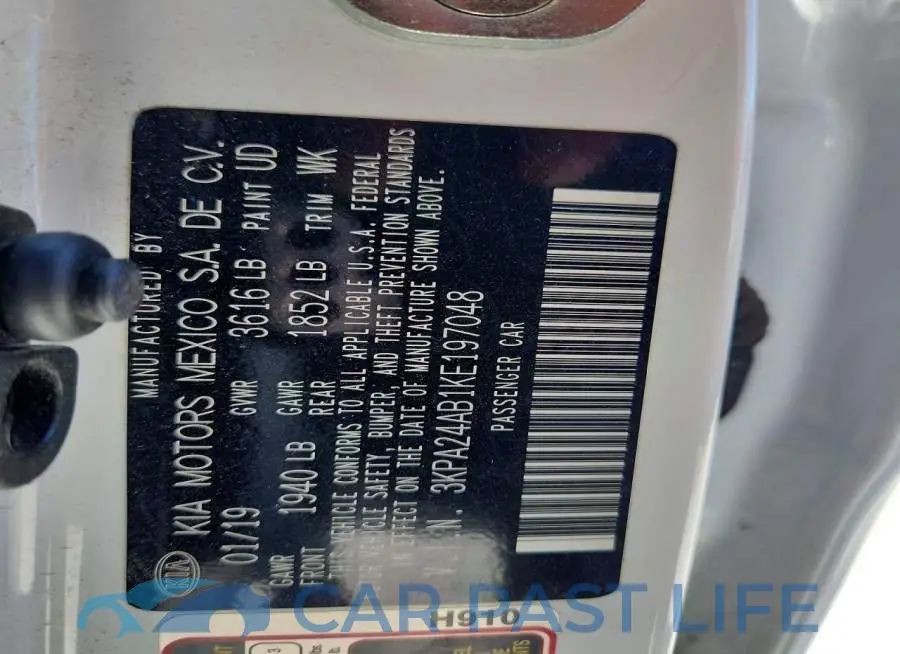 3KPA24AB1KE197048# 13