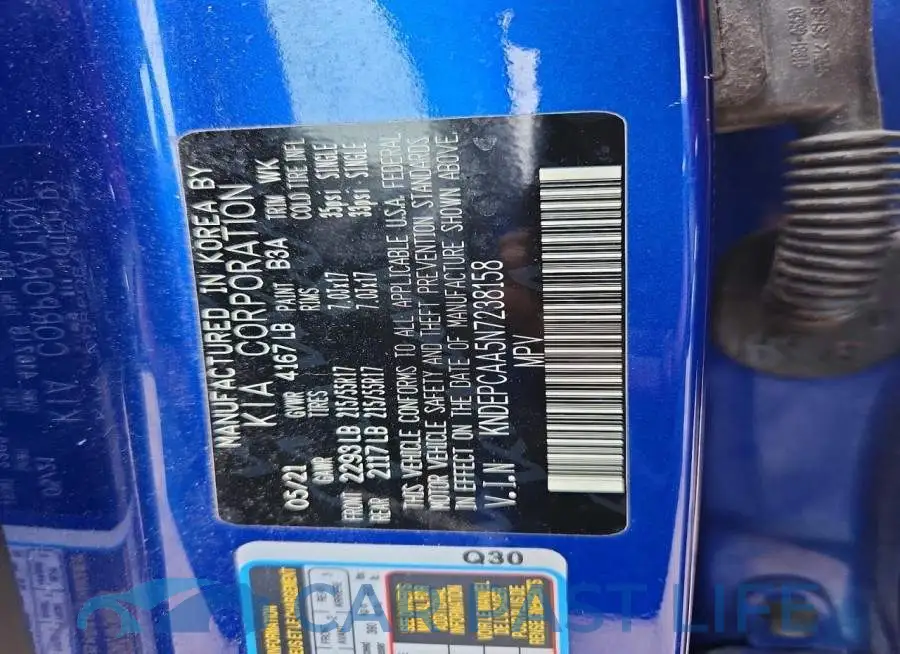 KNDEPCAA5N7238158# 13