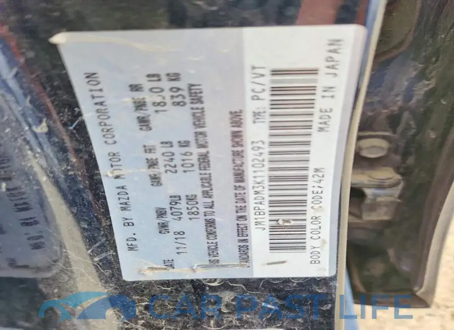 JM1BPADM3K1102493# 13