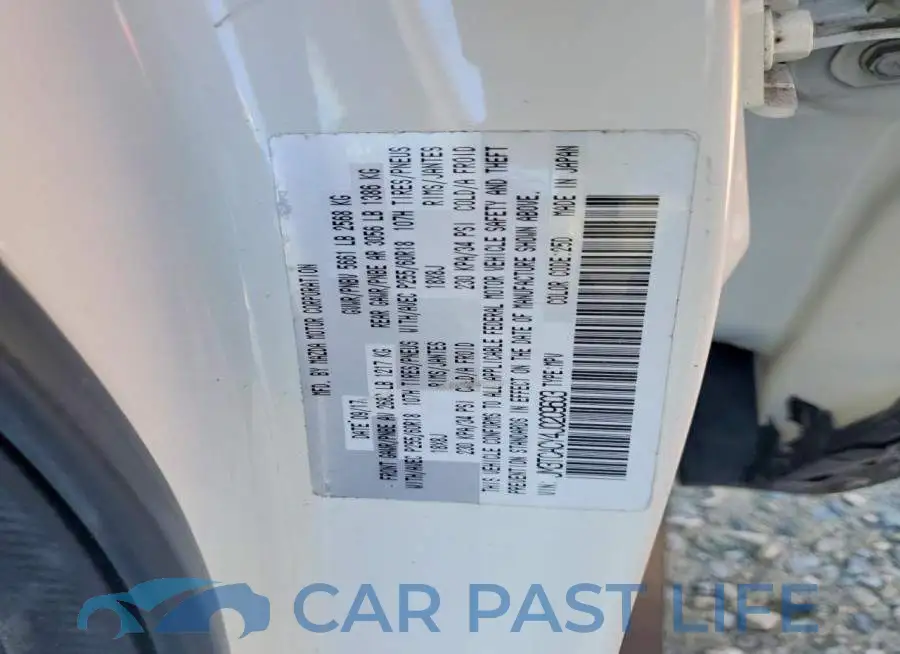 JM3TCACY4J0209603# 13