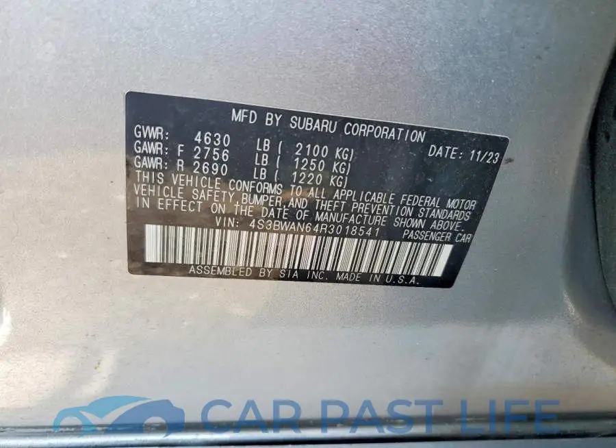 4S3BWAN64R3018541# 13