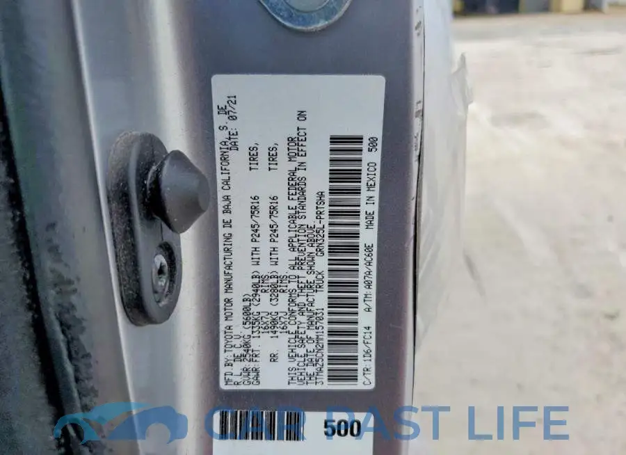 3TMAZ5CN2MM157031# 13