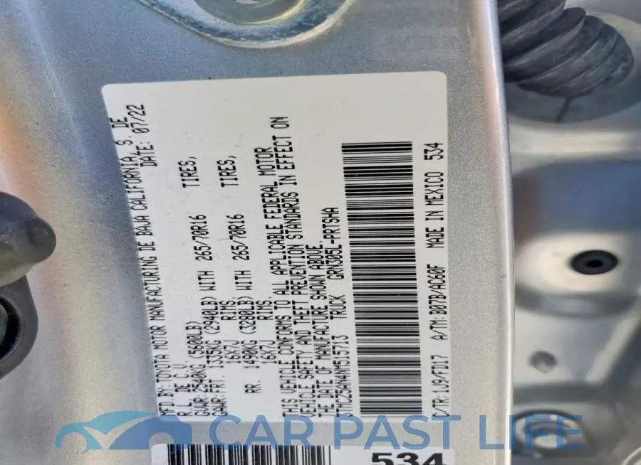 3TMCZ5AN4NM515713# 13