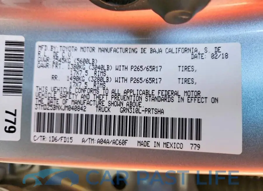 3TMDZ5BNXJM040842# 12