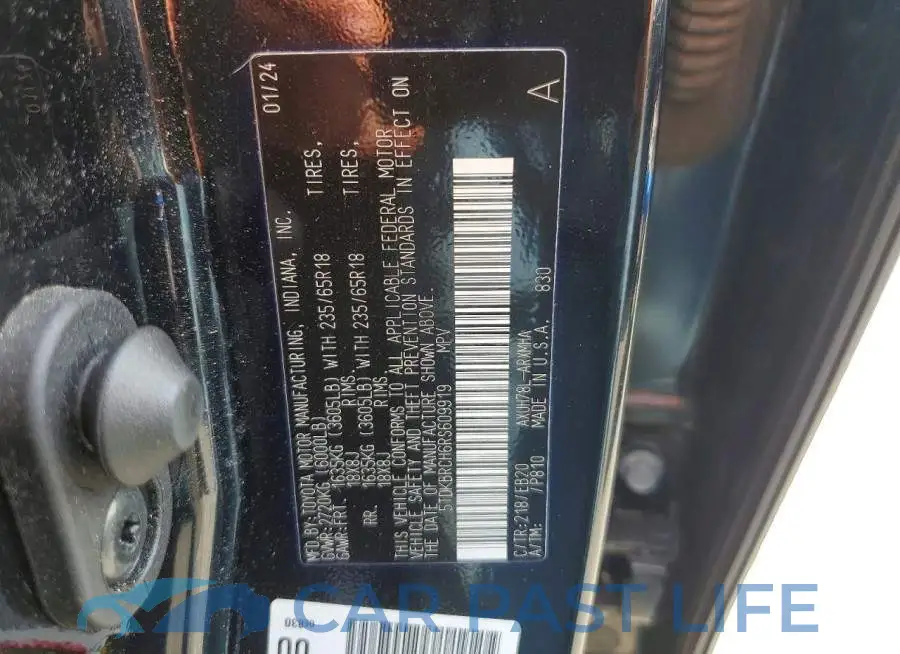 5TDKBRCH6RS609919# 13