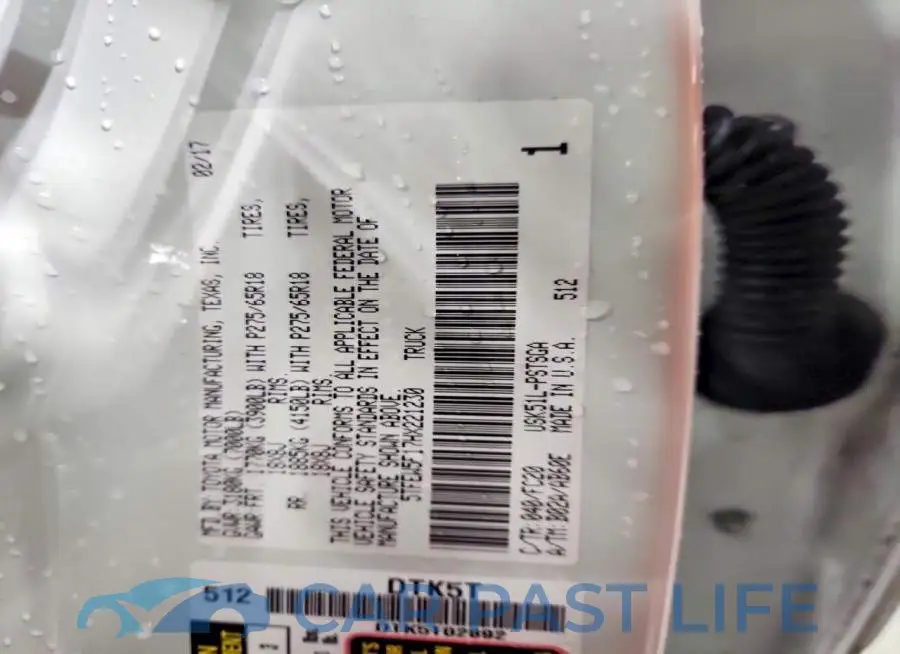 5TFEW5F17HX221230# 12