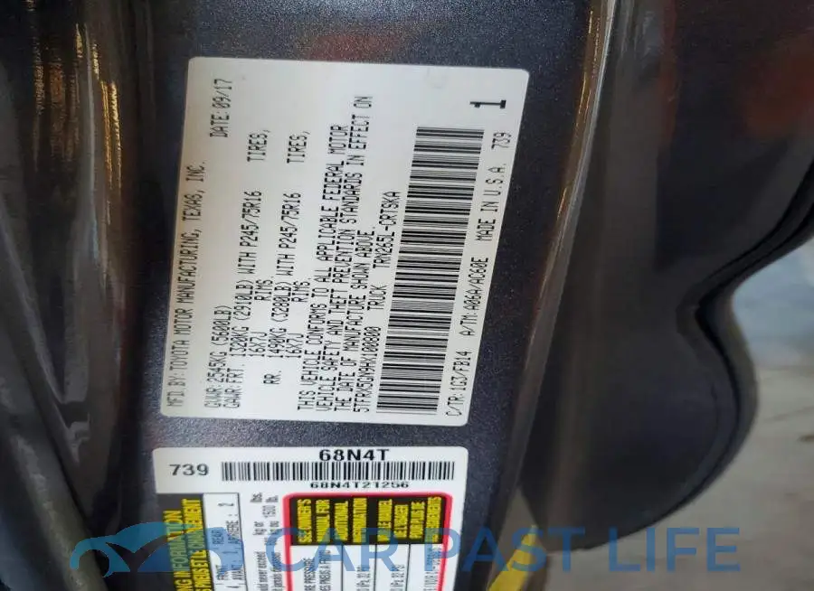 5TFRX5GN9HX100800# 13