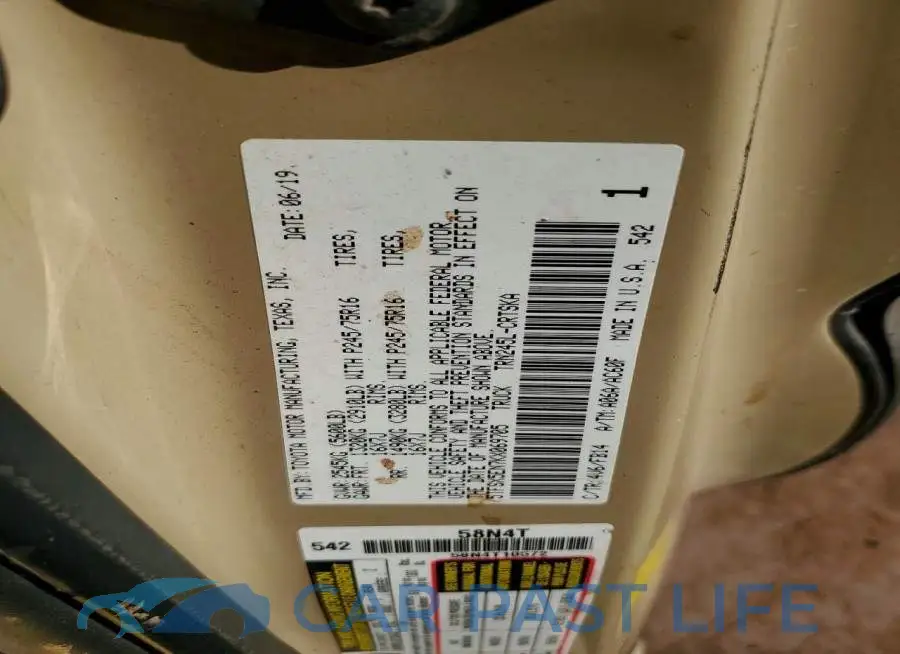 5TFSX5EN7KX069705# 12