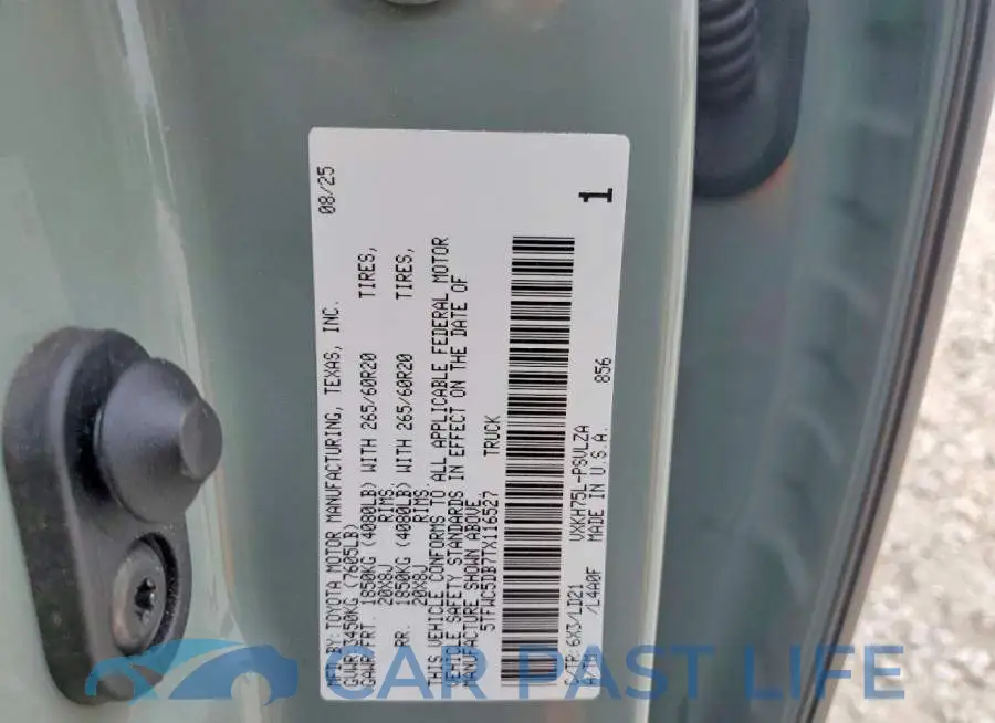5TFWC5DB7TX116527# 13