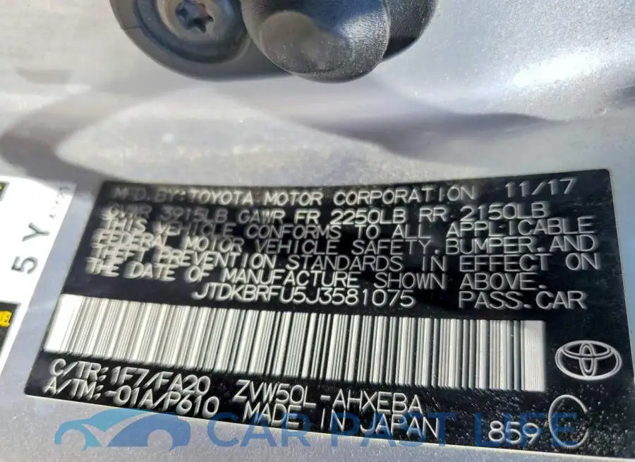 JTDKBRFU5J3581075# 12