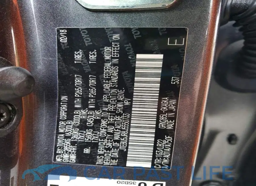 JTEBU5JR8J5550733# 13